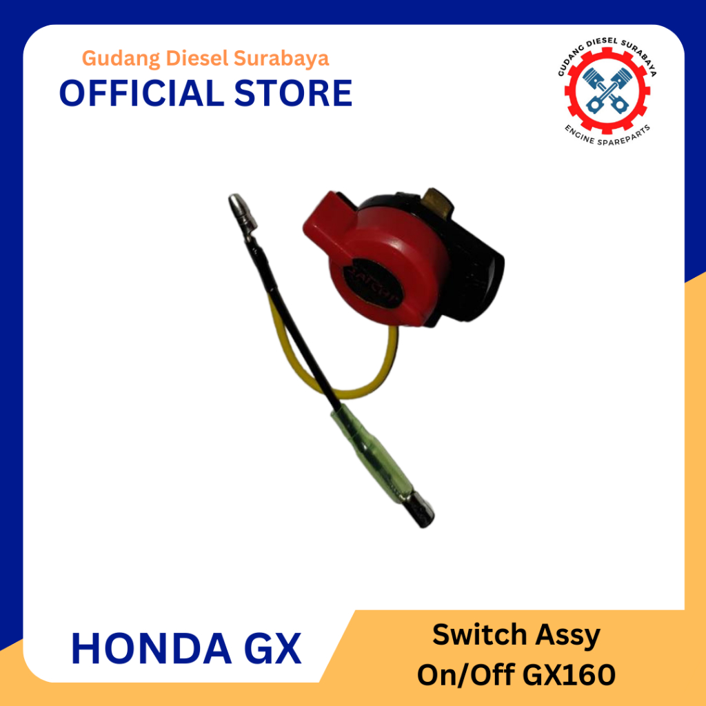 Jual Switch On Off Assy | Saklar Mesin GX160 / GX200 / GX270 / GX390 ...