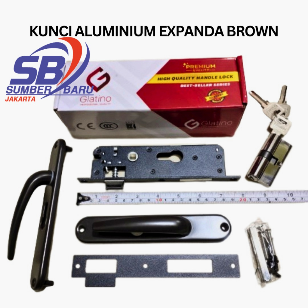 Jual Kunci Handle Pintu Kawat Nyamuk Set Expanda Alumunium Tralis Brown Sbj Shopee Indonesia