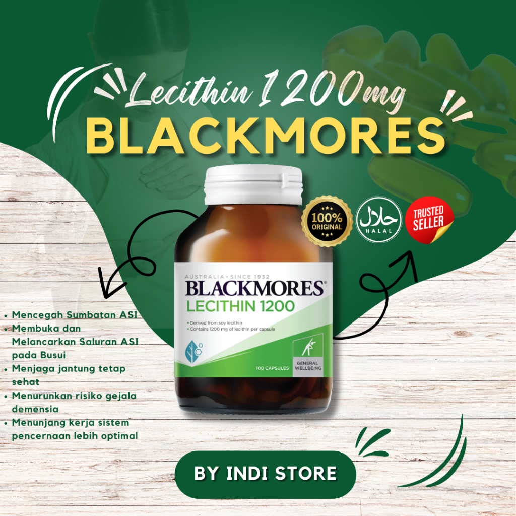 Jual [Ready Bandung] Ecer Blackmores Lecithin 1200 mg atasi sumbatan