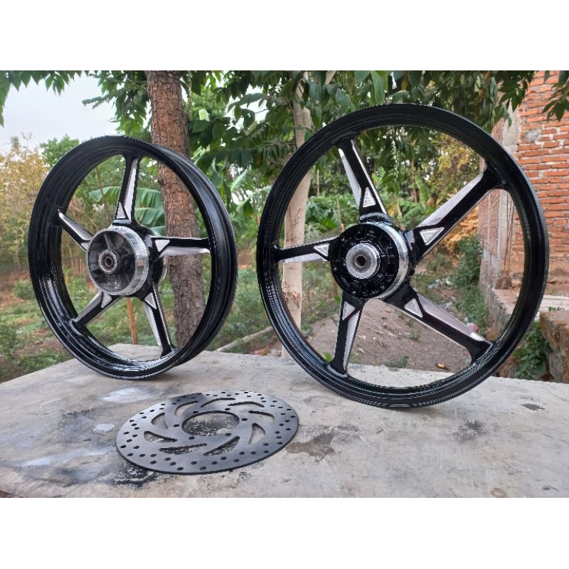 Jual velg yamaha scorpio original R18 bubut model enkei | Shopee Indonesia