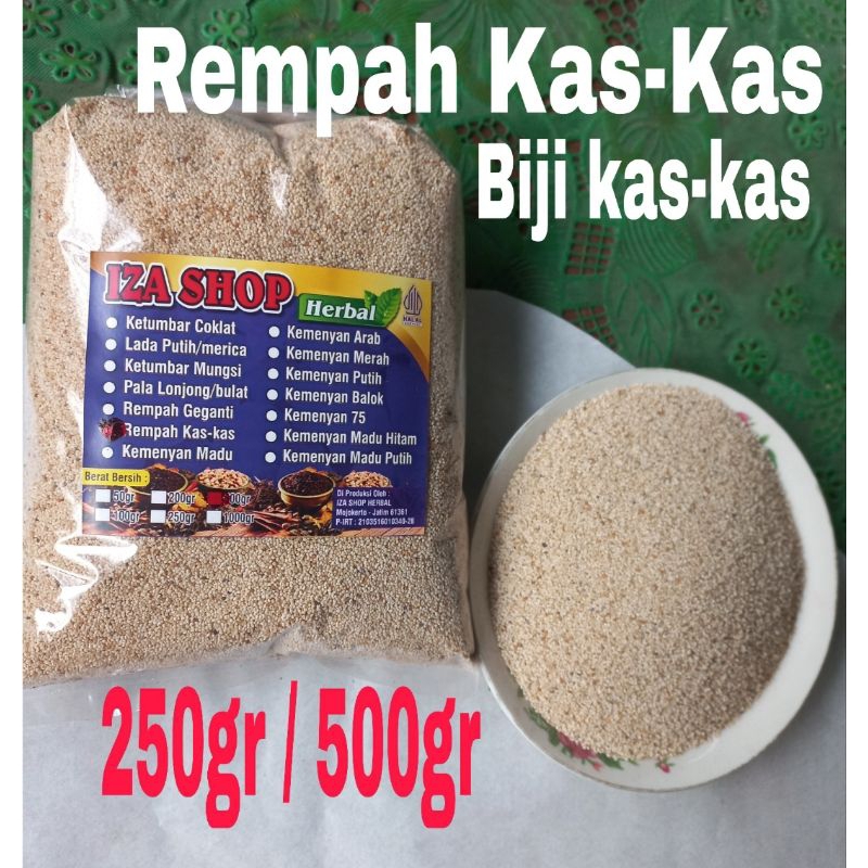 Jual Rempah Biji KasKas 500gr Shopee Indonesia