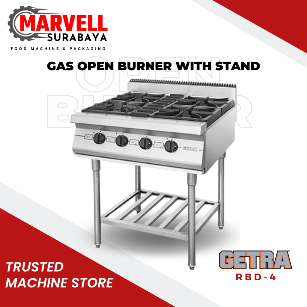 Jual Gas Open Burner With Stand Getra Rbd Kompor Tungku Getra Rbd