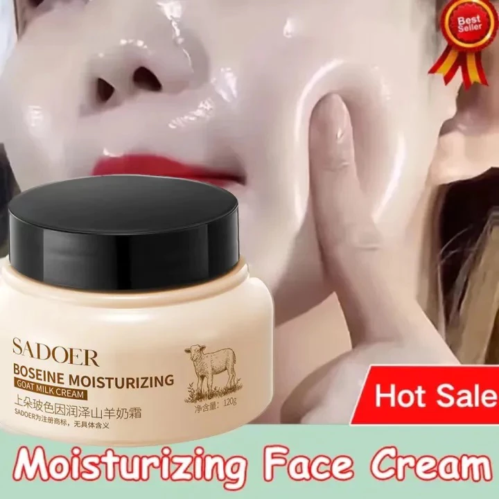 Sadoer boseine Moisturizer Cream Pelembab Wajah Susu Kambing Anti Aging 120g | AutoStock