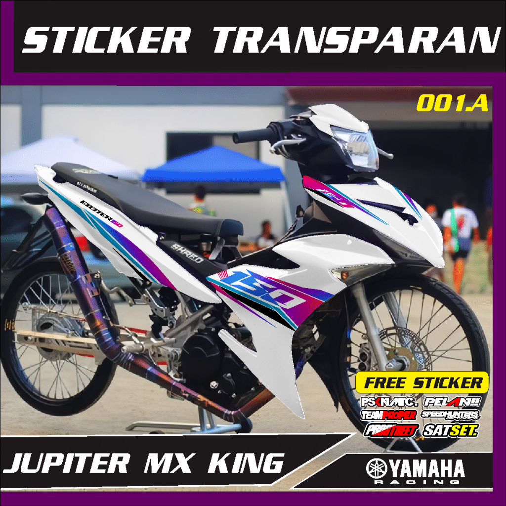 Jual Striping Transparan Mx King Stiker Mx King Edition