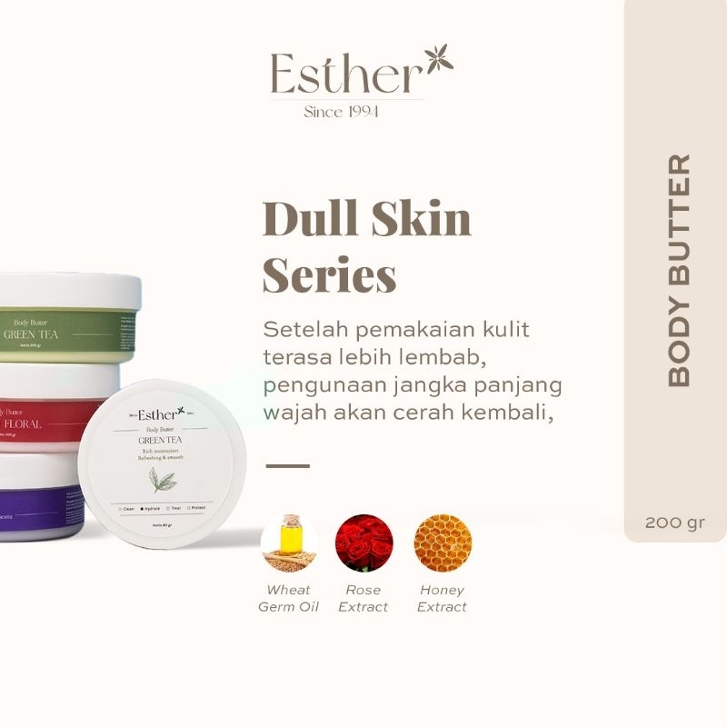 Jual Esther Body Butter Body Lotion, Pelembab Badan Kulit Kering Shopee Indonesia