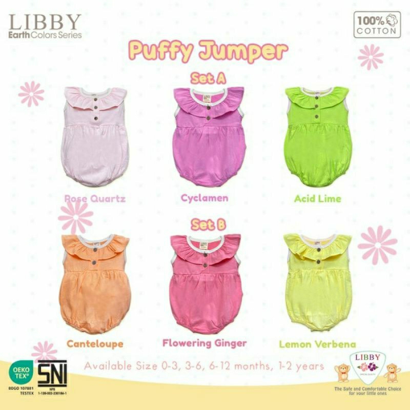 Jual LIBBY - PUFFY JUMPER Earth Colour / Jumper Ruffle Anak Perempuan ...