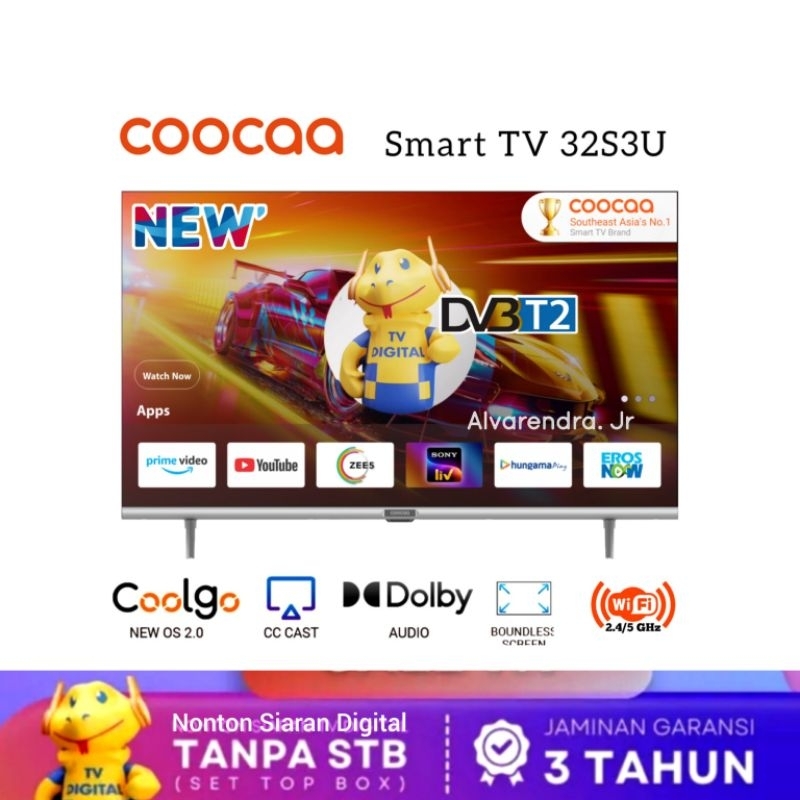 Jual Coocaa 32s3u Smart Digital Tv Wifi Dts Surround Garansi Resmi 3