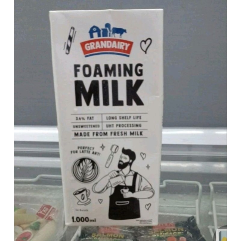Jual grand dairy foaming milk 1 liter Shopee Indonesia