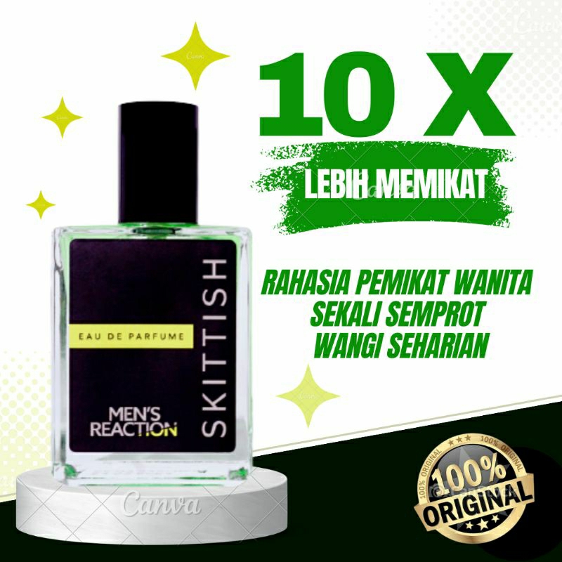 Jual MENS REACTION Skittish Eau de Parfume Parfum murah tahan lama