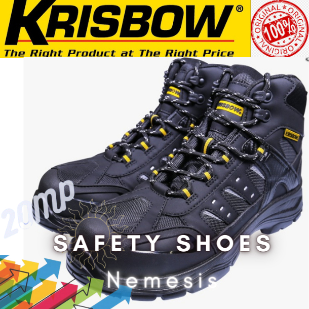 Jual Sepatu Safety Sepatu Pengaman Nemesis 6 Inch Ankle Boot Original ...