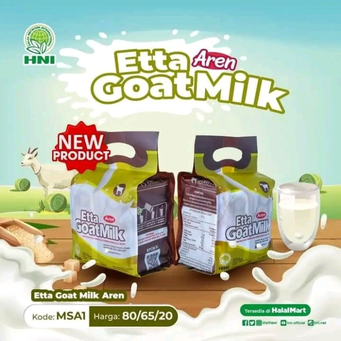 Jual [Paket 2 box]Etta goat Milk rasa Aren 100% Original | Shopee Indonesia