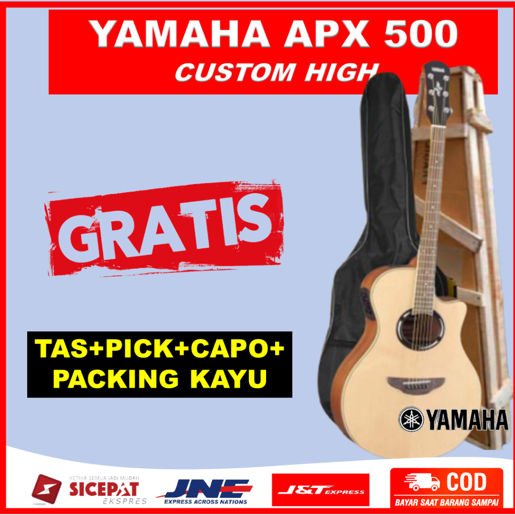 Jual Gitar Akustik Elektrik Listrik Yamaha APX Ii Custom High Quality Tuner HSY T Shopee