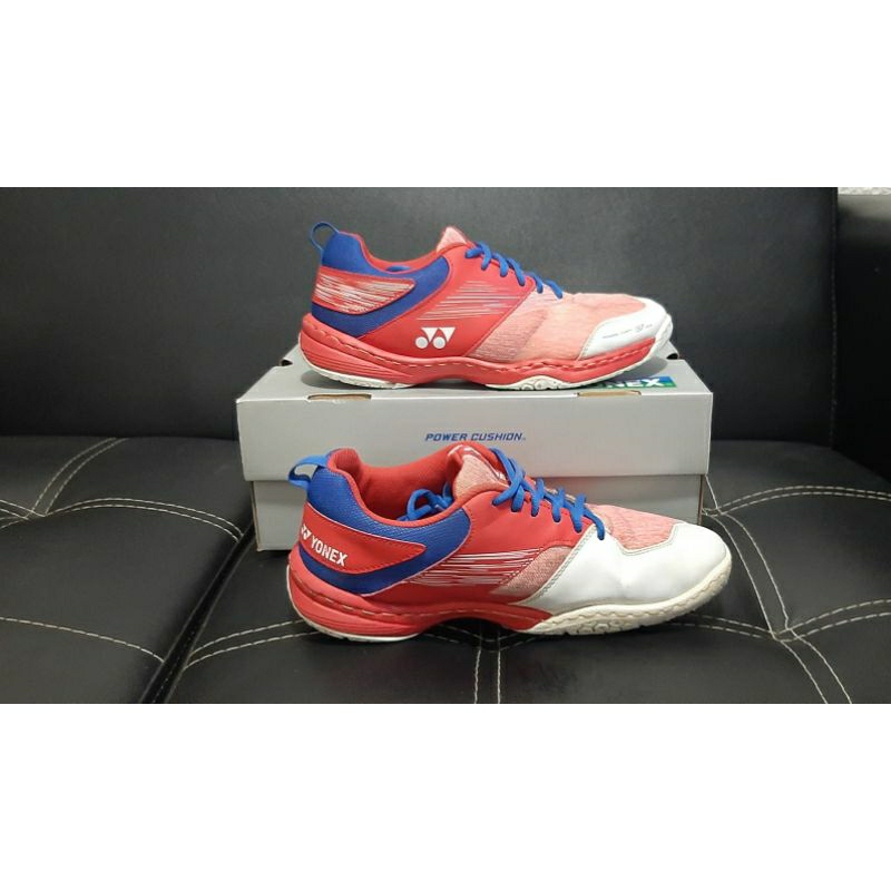 Jual SEPATU_BADMINTON YONEX SHB 37 WIDE (RED/WHITE) - 41 (26,5 Cm ...