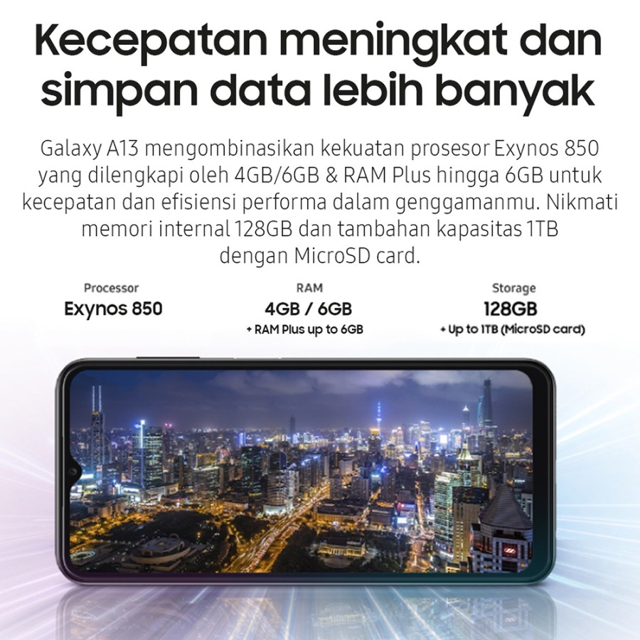 Jual GARANSI RESMI - Samsung Galaxy A13 RAM 6/128 GB 6GB 128GB NEW BARU ...