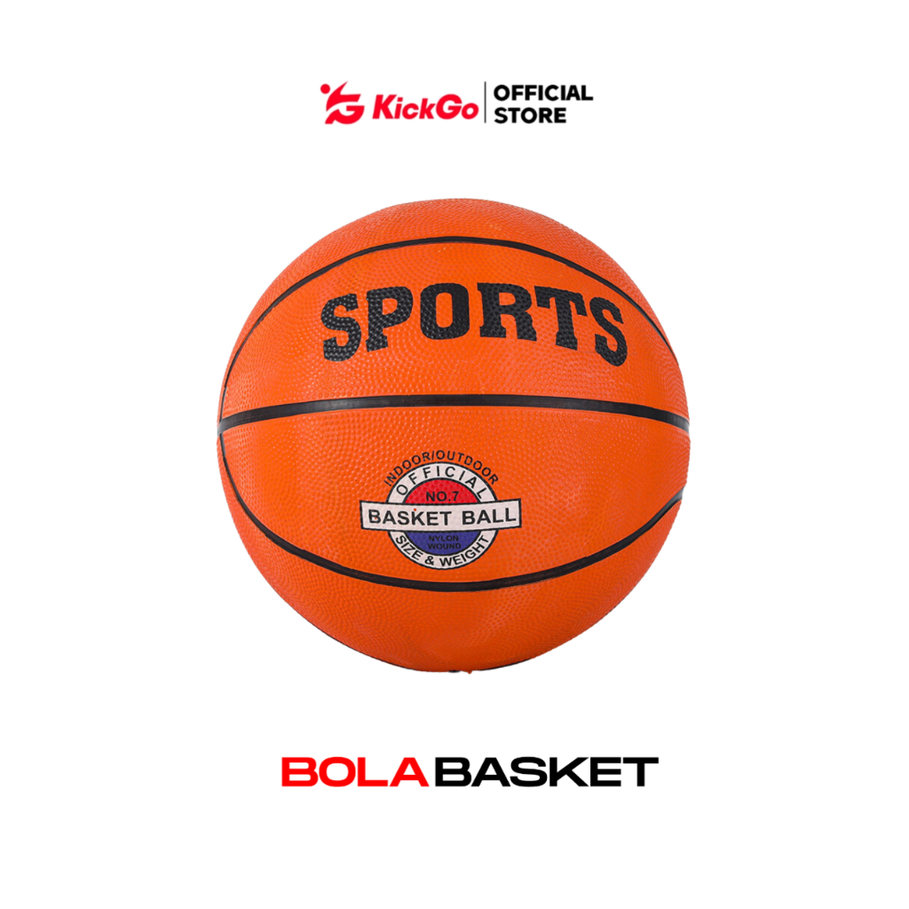 Jual KickGo Bola Basket Basketball Olahraga Basket Free Pentil Ukuran