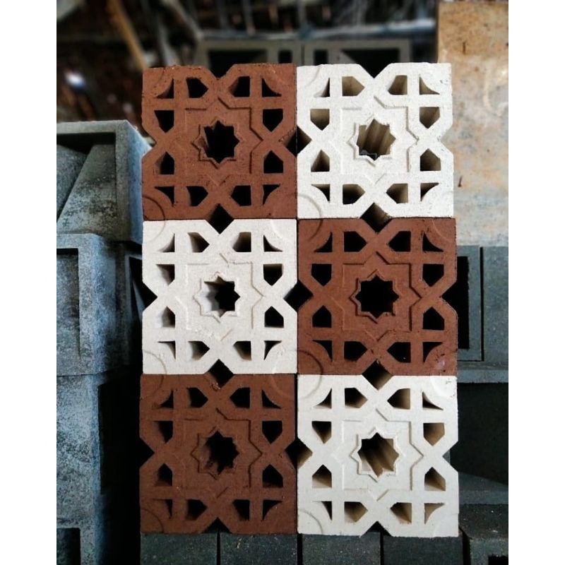 Jual Roster Beton Minimalis 25x25x10 -Roster Lubang Angin Mushola ...
