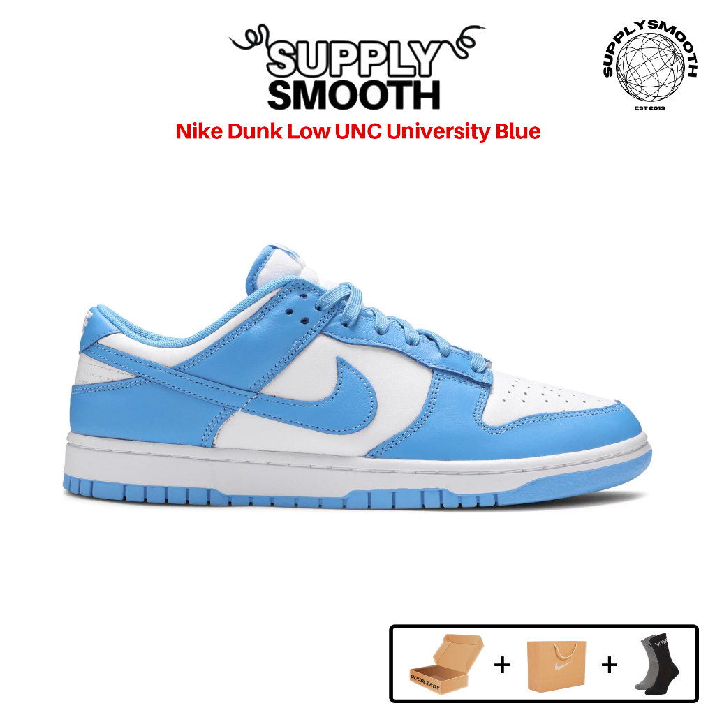Jual Nike Dunk Low UNC University Blue Original Shopee Indonesia