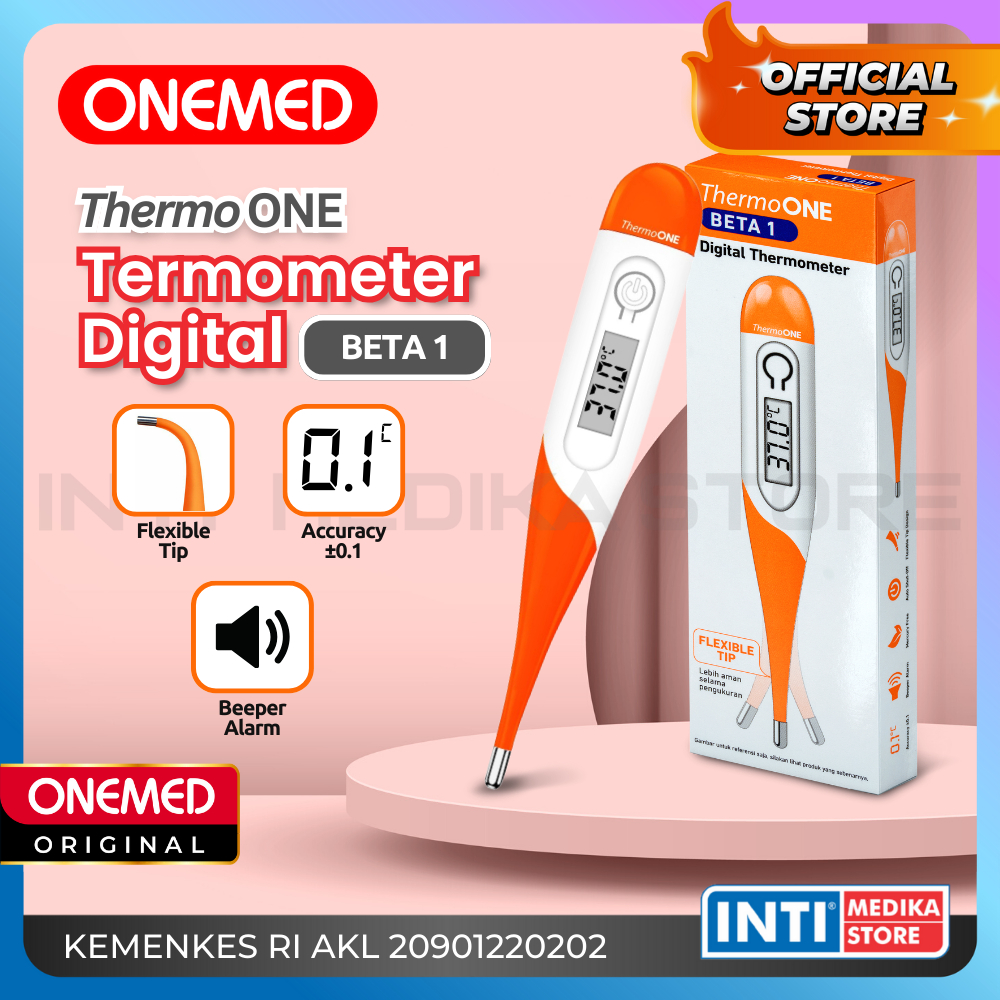 Jual ONEMED - Thermometer Digital Flexible BETA 1 | Termometer Ketiak ...