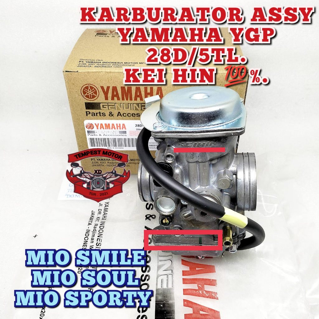 Jual KARBURATOR MIO SPORTY CARBURATOR MIO SOUL FINO KARBU 5TL/28D