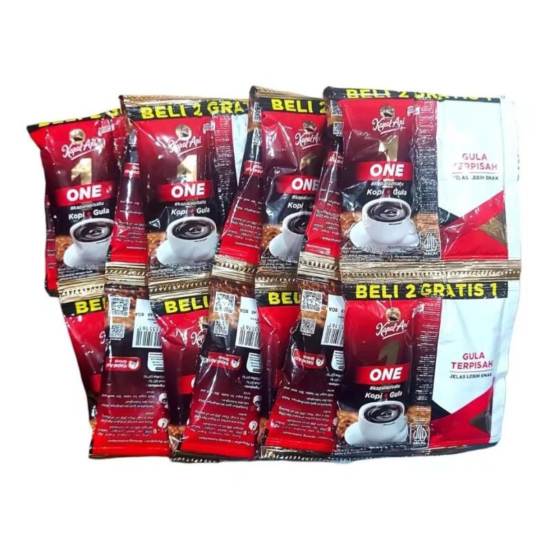 Jual Kopi Kapal Api One 1 Renceng isi 15 Sachet gula terpisah Shopee