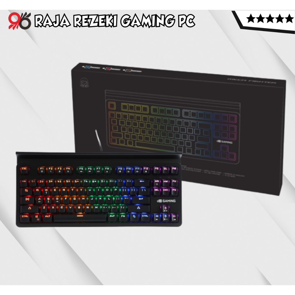 Jual Keyboard GAMING DA MECA FIGHTER Brown Switch | Shopee Indonesia