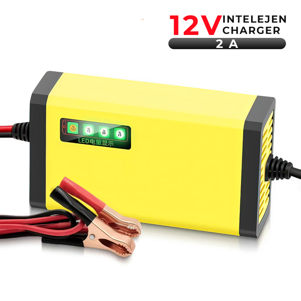 Jual Allefix Alat Pengisian Daya Aki Motor Intelegent Charger 12V