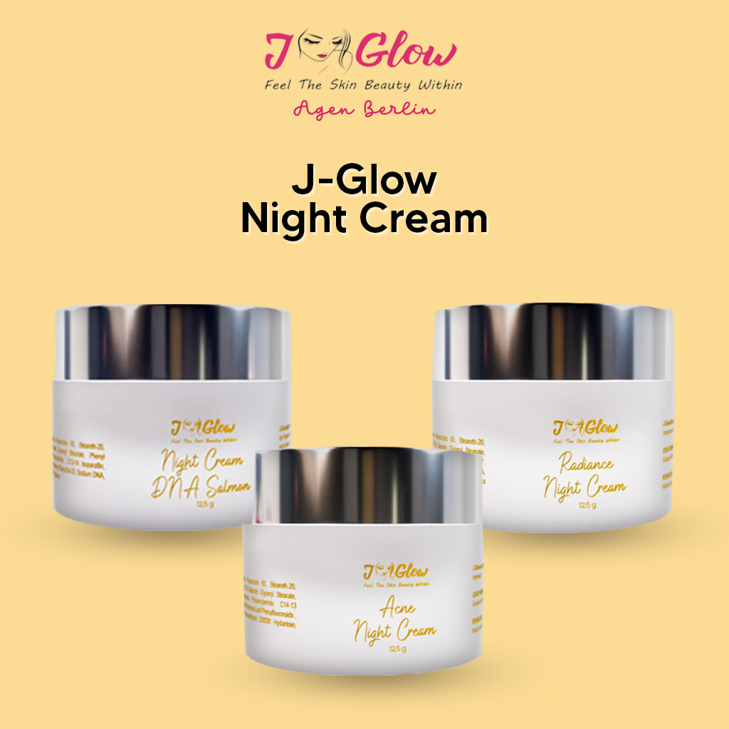 Jual Jglow Skincare Night Cream Radiance Brightening Cream Malam Super