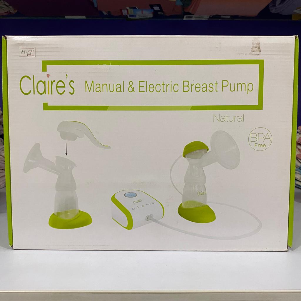 Jual Claire's Manual & Electric Breast Pump Pompa ASI Manual