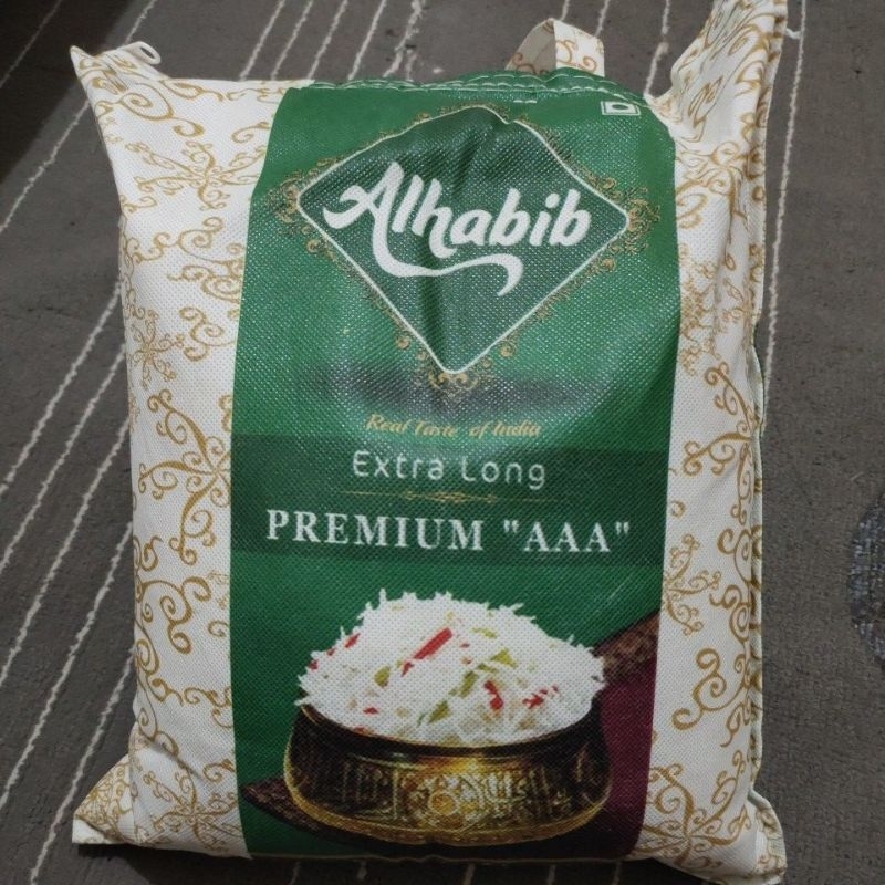 Jual Beras Basmati Alhabib, Extra Long Premium 