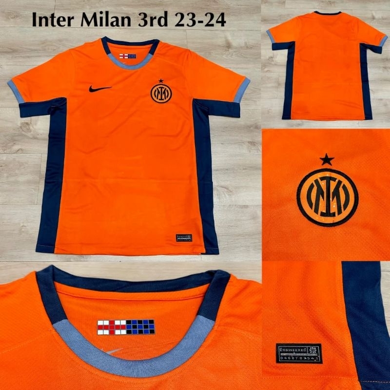 Jual Jersey Inter 3rd 2023 2024 Baju Bola Inter Milan 3rd Orange | Shopee Indonesia