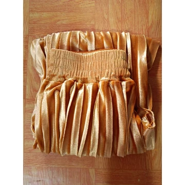 Aulia Rok Plisket Velvet Bludru Premium Pendek 7 8 100℅ Asli