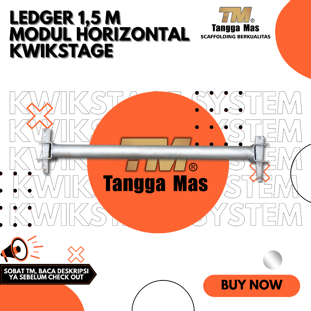 Jual KWIKSTAGE HORIZONTAL / LEDGER SCAFFOLDING JENIS PCH / KWIKSTAGE ...