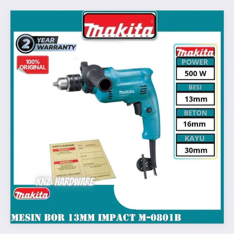 Jual Mesin Bor Listrik Mm Impact M B Makita Original Shopee Indonesia