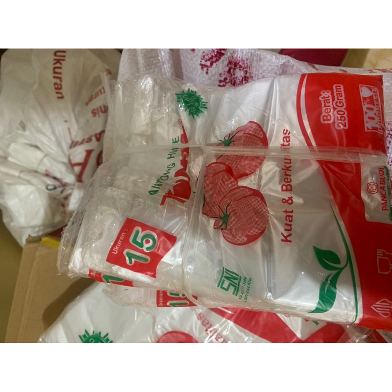 Jual Kantong Plastik Hdpe Tomat Bening Ukuran Dan Shopee Indonesia