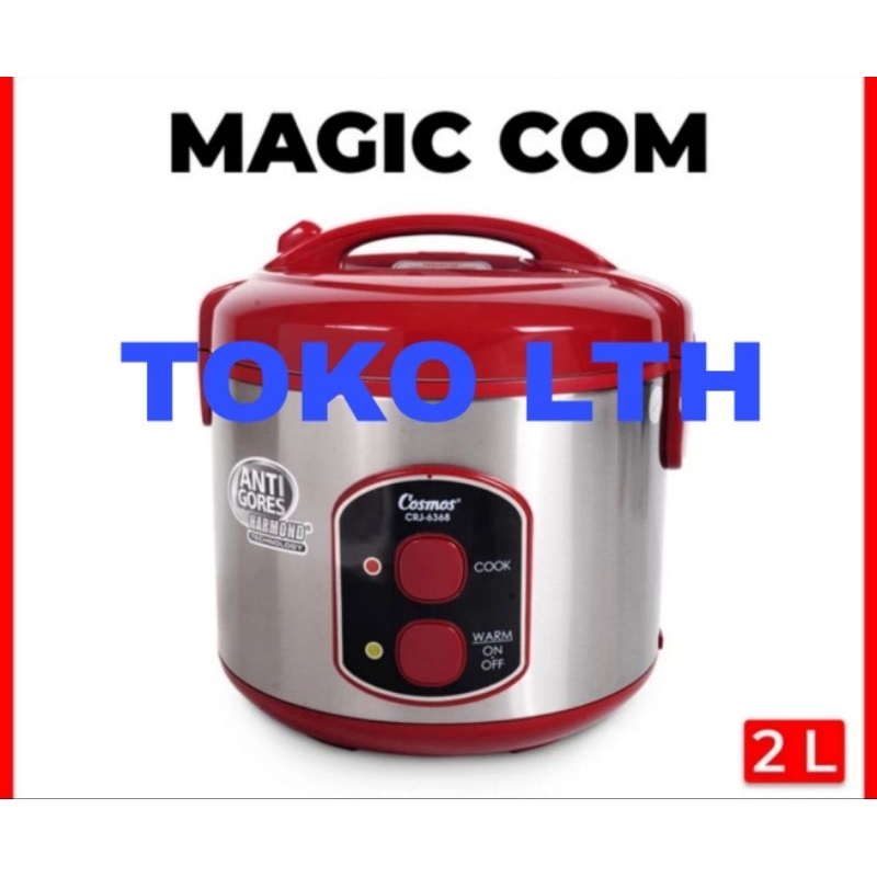 Jual COSMOS HARMOND CRJ 6368 MAGIC COM RICE COOKER 2 LTR PENANAK NASI