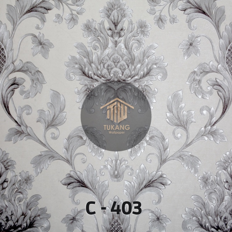 Jual WALLPAPER DINDING VINYL [ 3D PREMIUM ] KLASIK LUXURY BERTEKSTUR