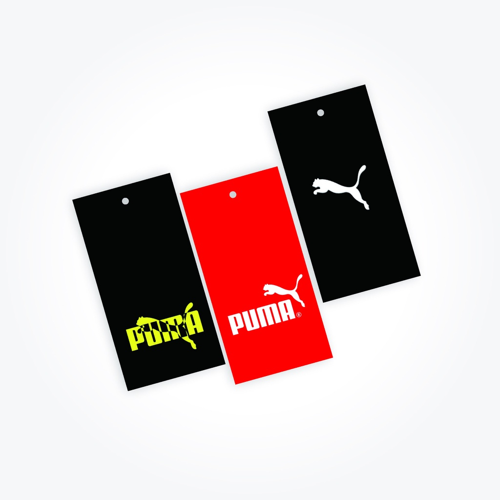Hangtag label puma label tag puma name tag puma price tag puma type 01 100 pcs