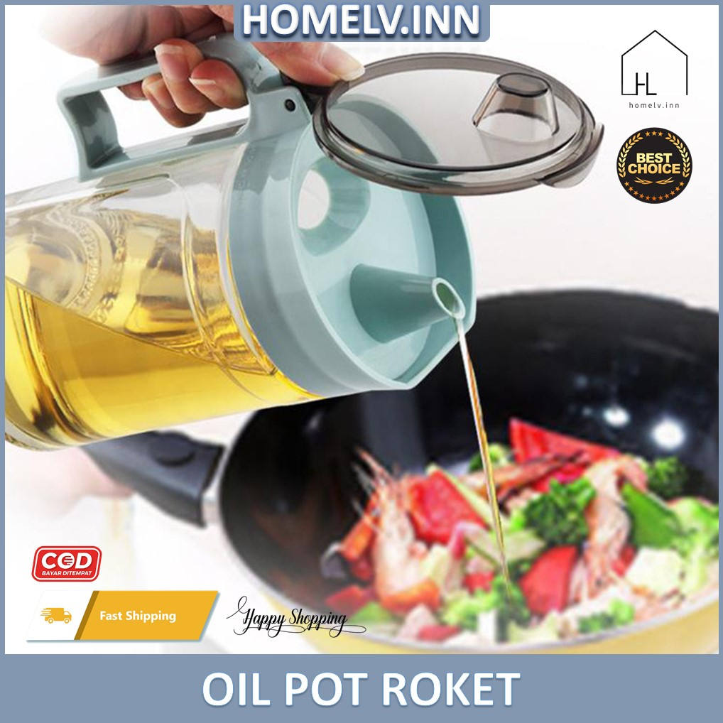 Jual Oil Pot Mini Roket Tempat Minyak Goreng Minimalis Simpel Shopee Indonesia