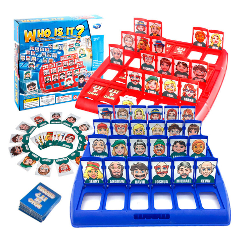 Jual Mainan Anak Tebak Gambar Board Game Who is it / Permainan Tebak