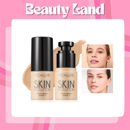 Jual Focallure Full Coverage Fluid Foundation Oil Control Face Alas