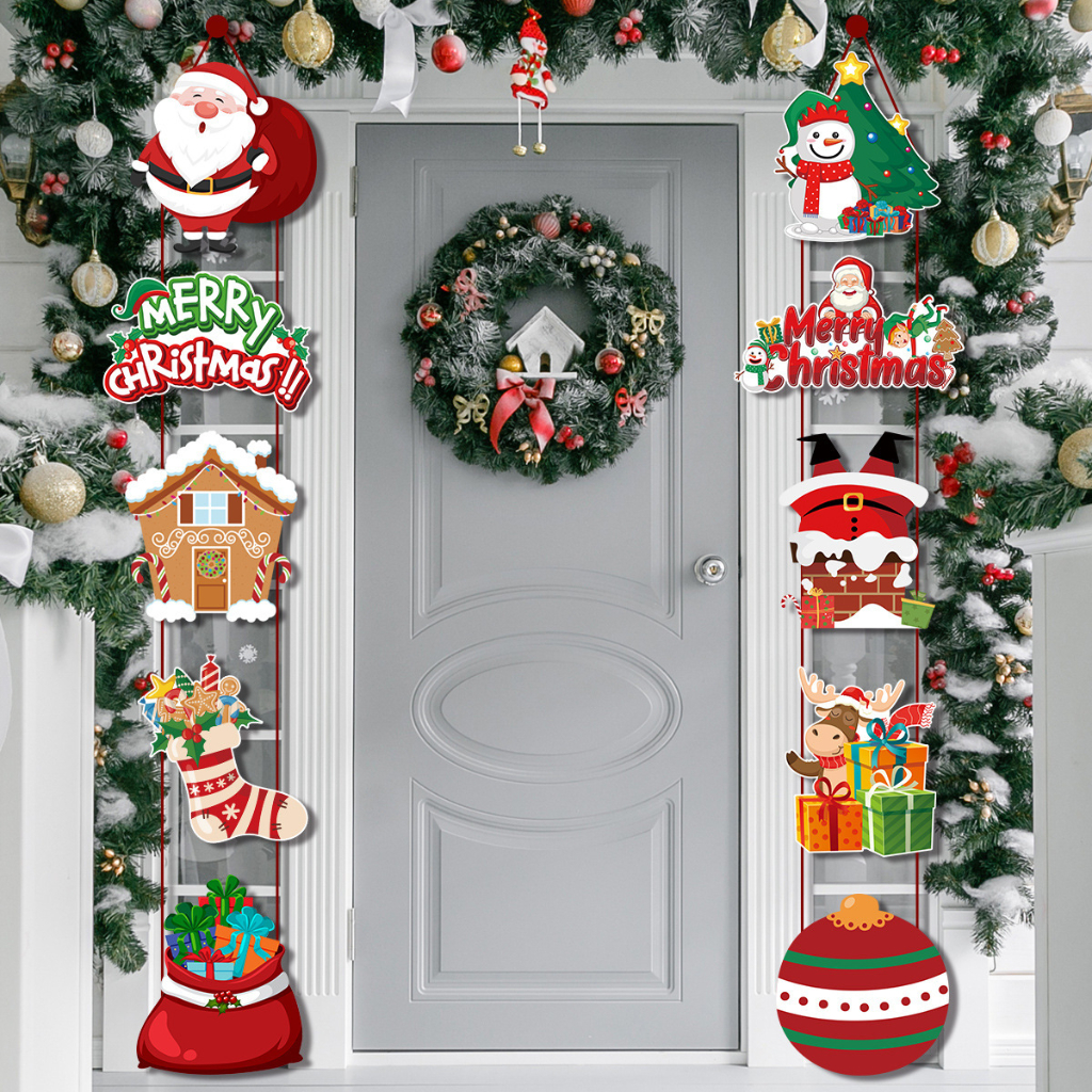Jual Hiasan Pintu Natal / Dekorasi Pintu Merry Chrismas (Natal