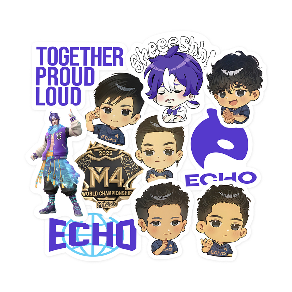 Jual Stiker ECHO PHILIPPINES Sticker Pack vol. 1 (The M4 Champion ...