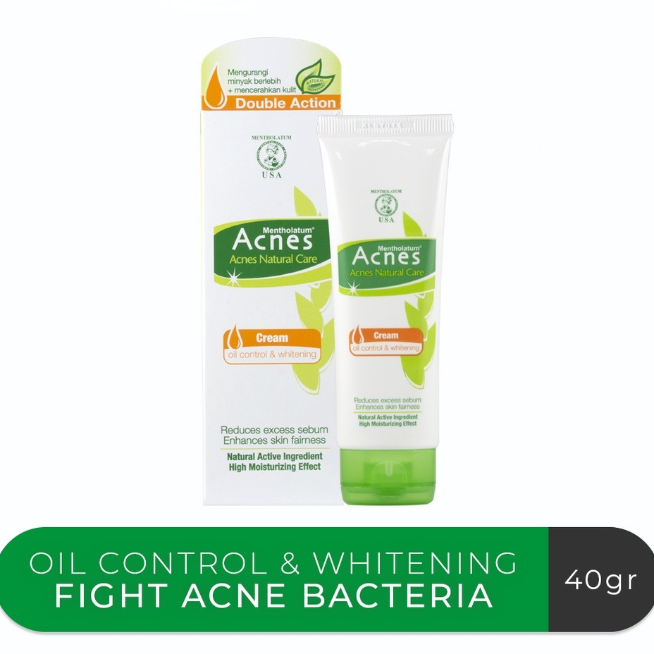Jual ACNES Cream Oil Control Whitening Acnes Natural Care Oil Control
