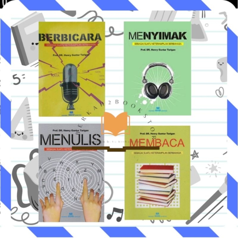 Jual Satu Paket Buku Henry Guntur Tarigan Berbicara Membaca Menyimak