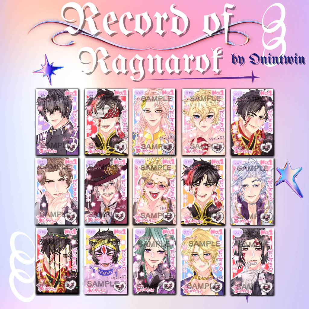 Jual Shuumatsu no Valkyrie photocard by onintwin / keychain record of ...