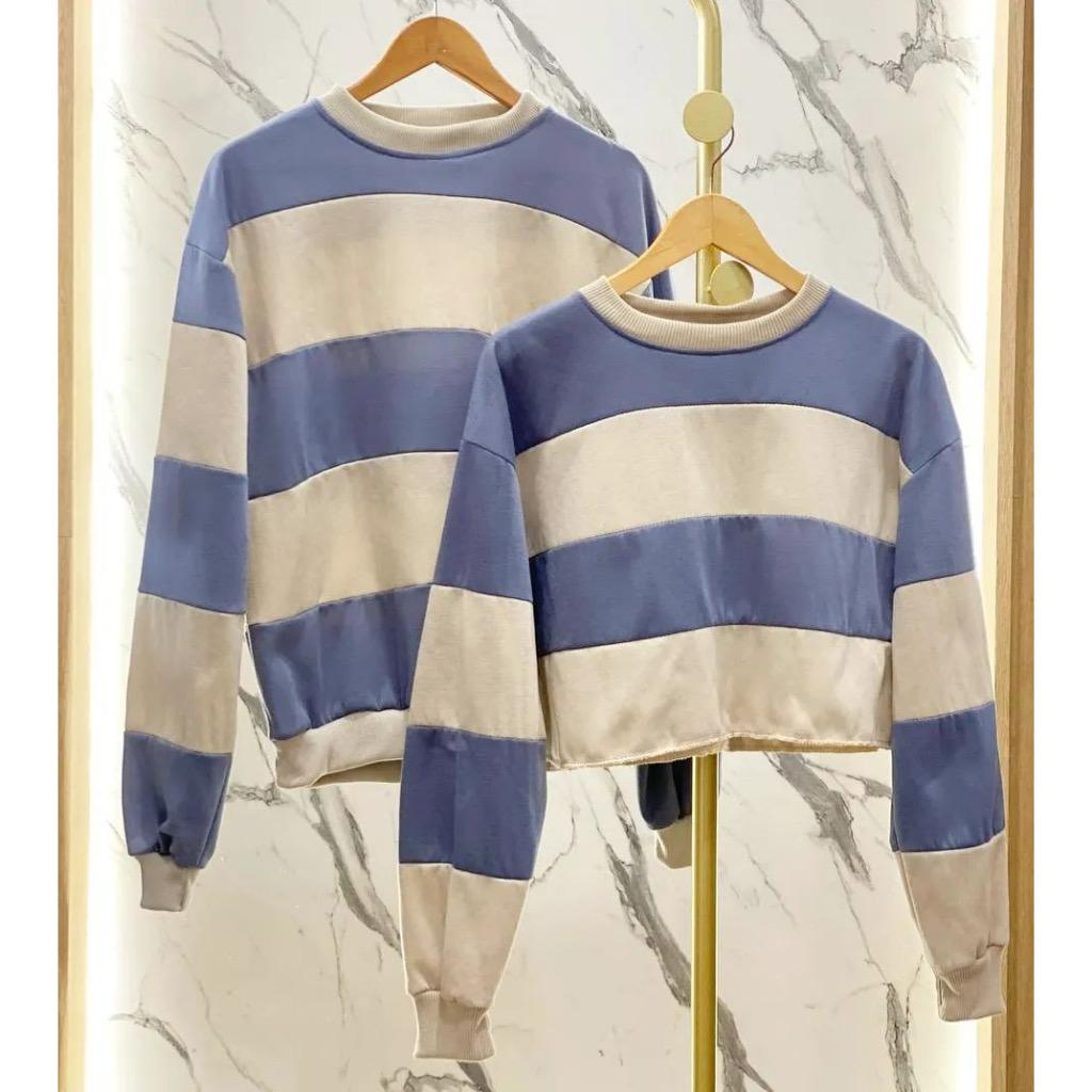 Jual SWEATER CROP WANITA BAJU COUPLE MULTI COLLOUR SWEATSHIRT CROOPE POCKY COMBI Shopee Indonesia