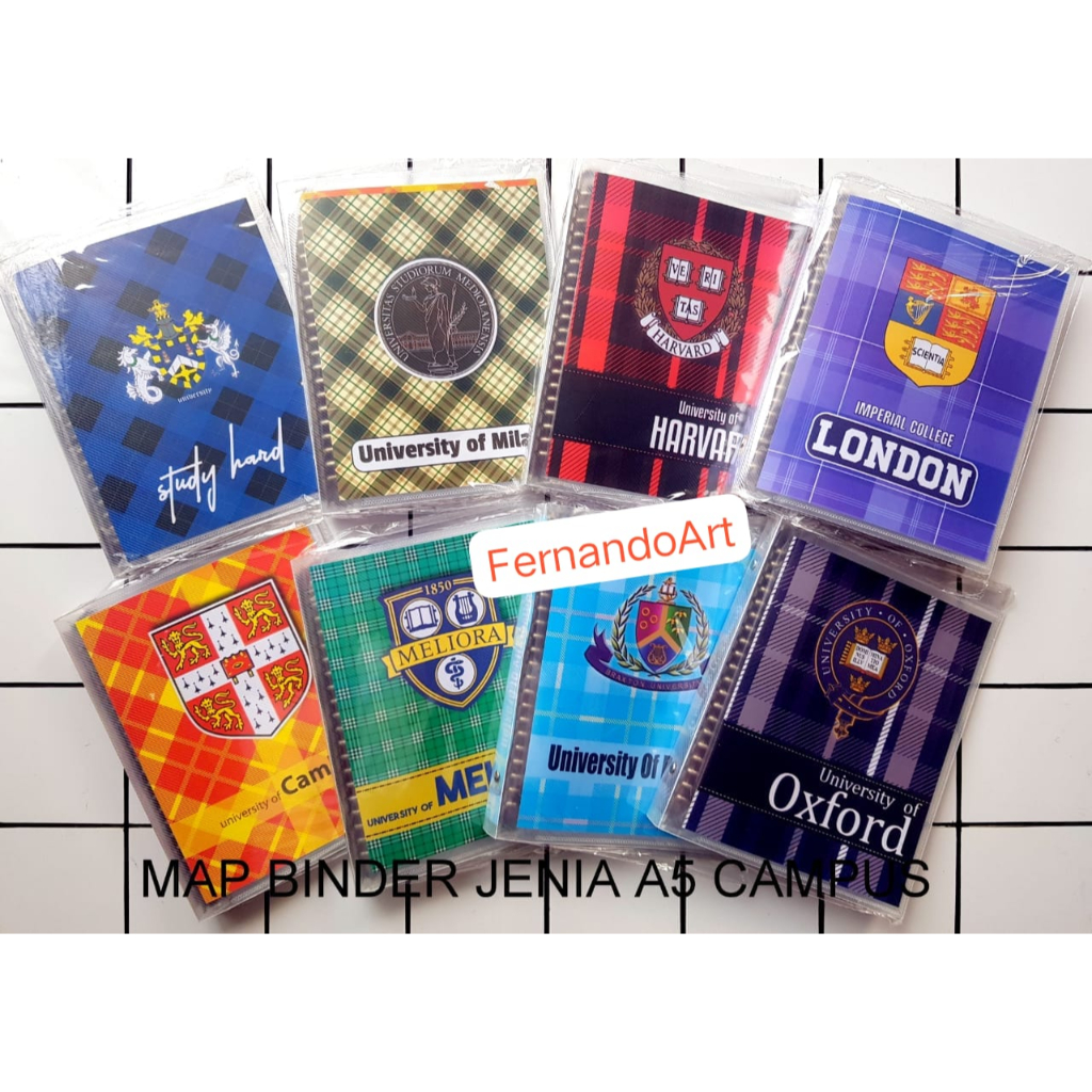 Jual Binder Note JENIA A5 Campus | Shopee Indonesia