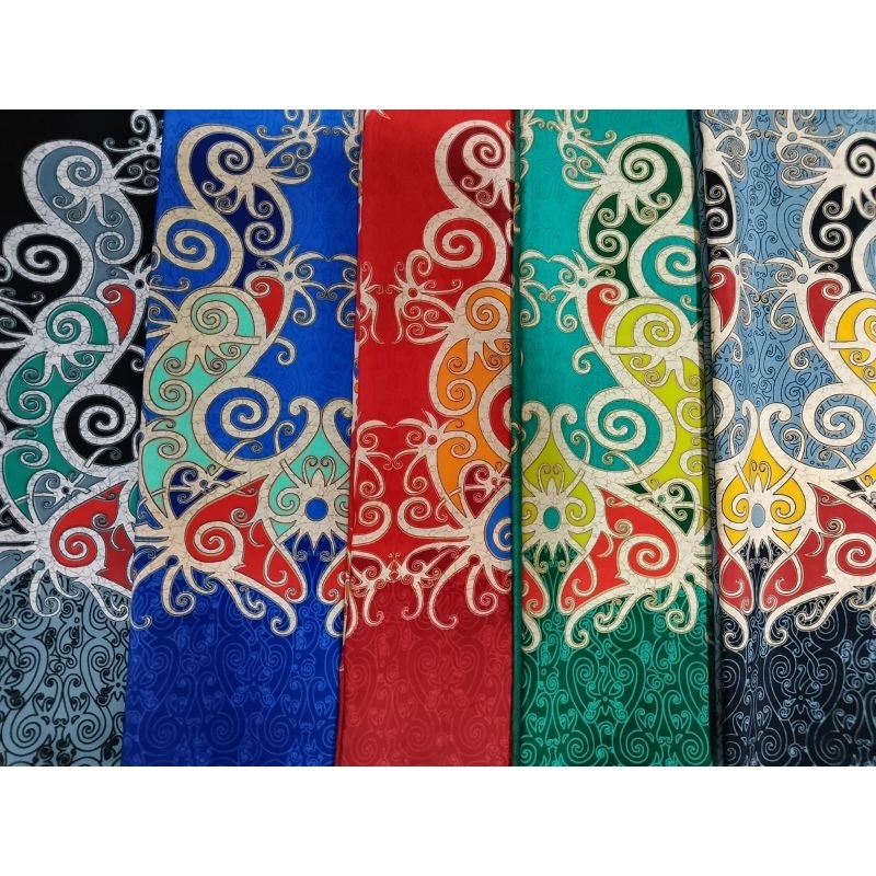 Jual Kain Batik Dayak Kalimantan Bahan Halus S Shopee Indonesia