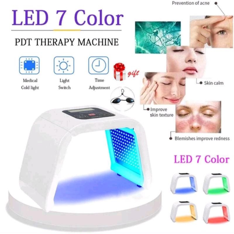 Jual MASKER LED PDT LIGHT 7 WARNA OMEGA LIGHT remove freckles remove ...