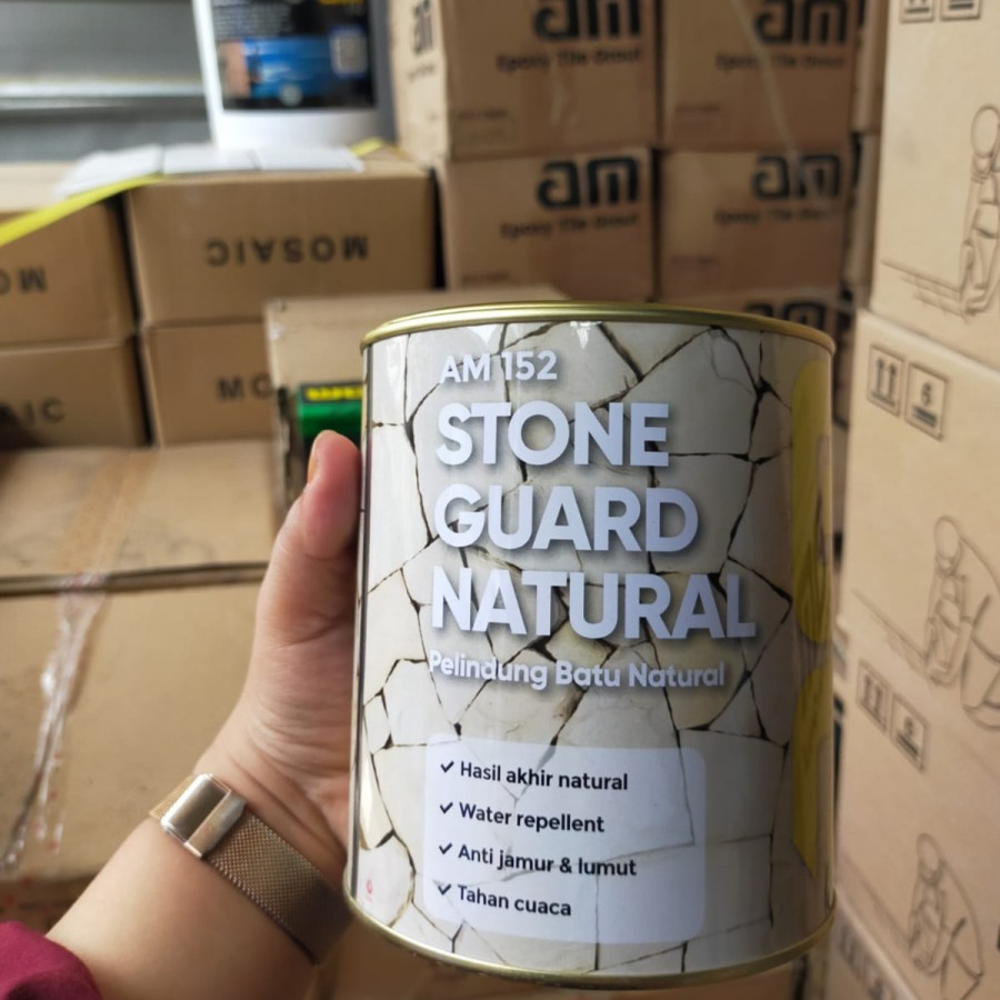 Jual Coating Batu Alam Natural AM 152 Ukuran 1liter | Shopee Indonesia